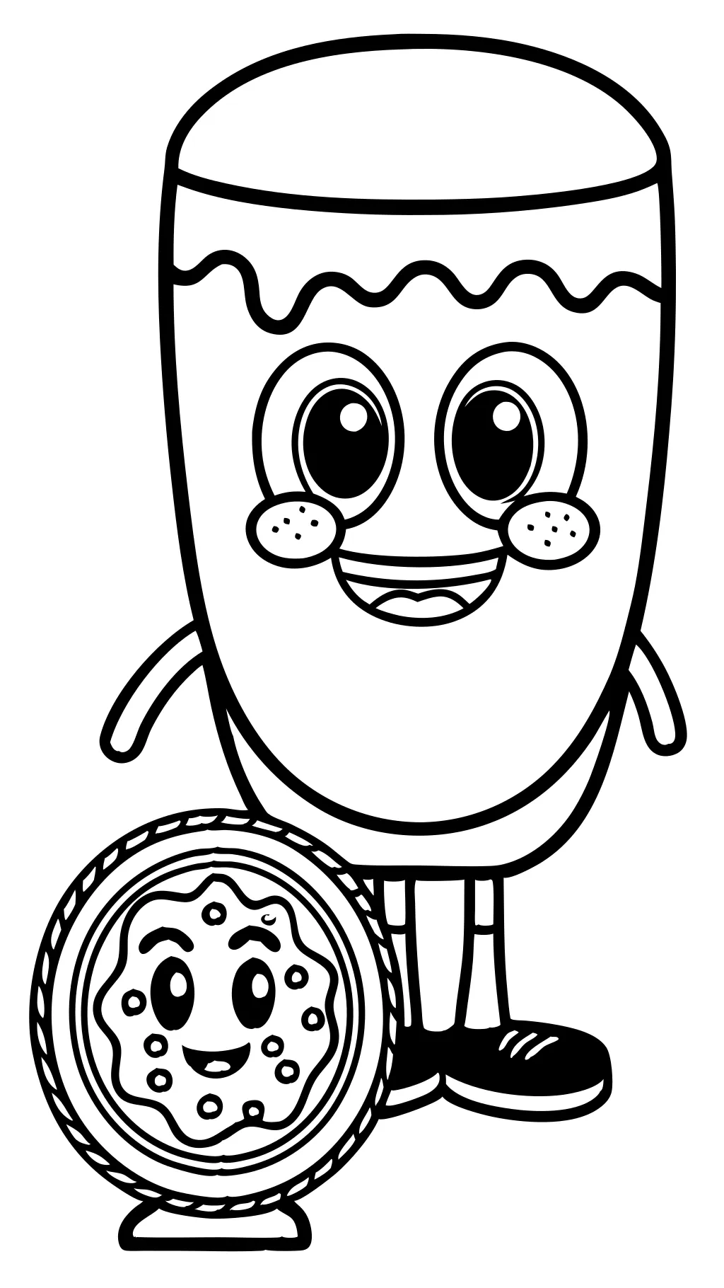 oreo coloring page